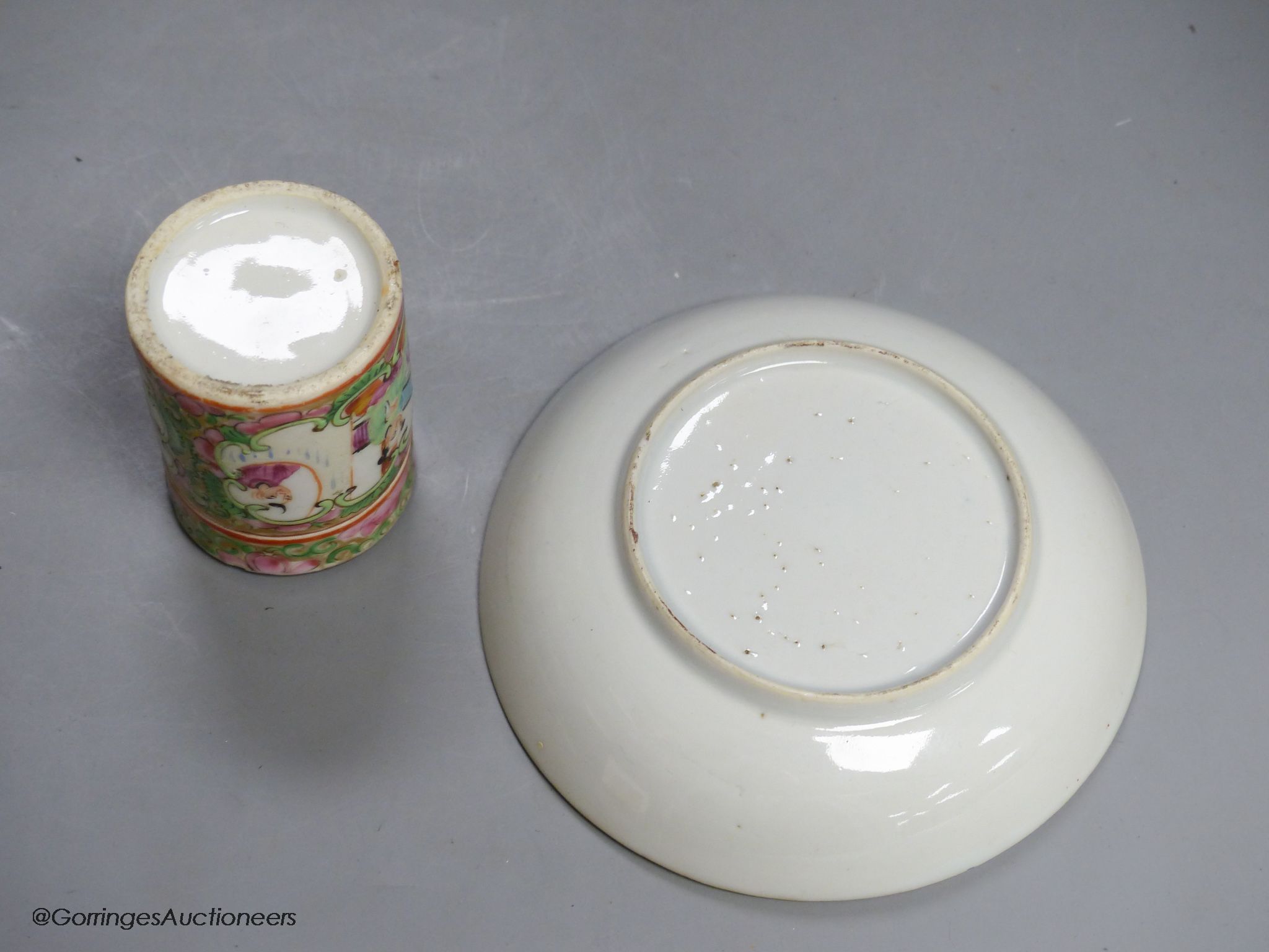 A small miscellaneous Oriental collection including enamel snuff boxes, Buddha carvings etc.